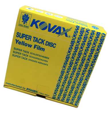 KOVAX Super Tack Yellow Film Scheiben 152mm, P800 - P1500, ungelocht